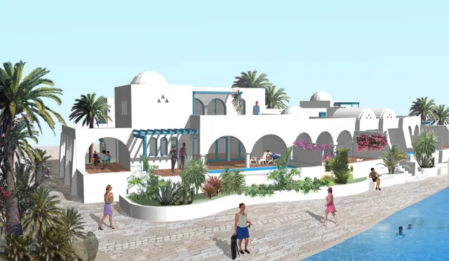 Villas on the lagoon